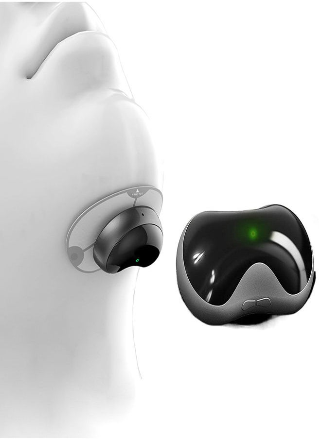SYOSI - Smart Throat Anti-Snoring Device Pro, Electric Variable Speed Anti Snoring Device with 6-Speed Intensity Adjustment and TENS+EMA Double Pulse Technology, Mini Smart Portable Home Sleep Snore Stopper - Image 1
