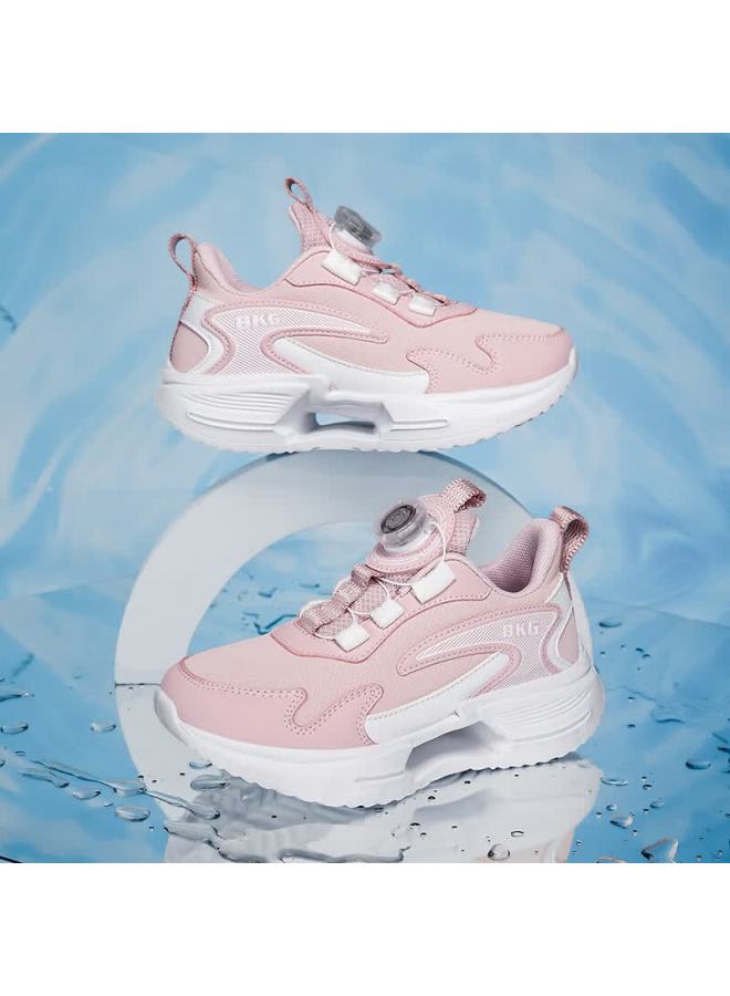 Bkg Kids Jump Rope Training Shoes Girls Elementary School Running Non-slip Wear-resistant Sports Shoes Zyq25607 Pink Size 32 - Image 3