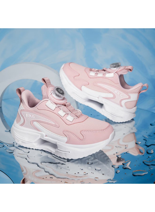 Bkg Kids Jump Rope Training Shoes Girls Elementary School Running Non-slip Wear-resistant Sports Shoes Zyq25607 Pink Size 32 - Image 4