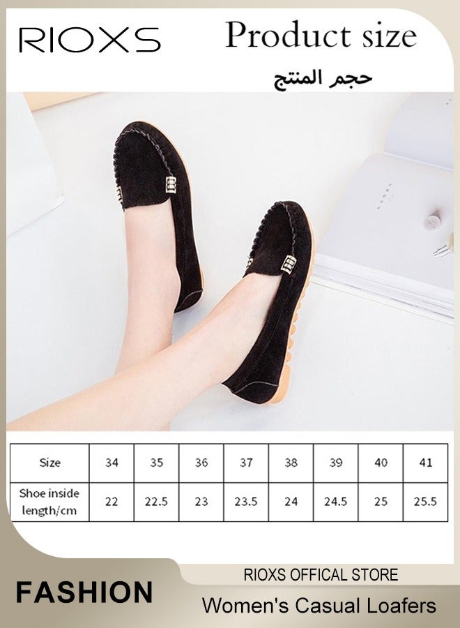 Women's Loafers, Fashion Casual Slip On Flats, Comfy Breathable Flat Shoes, Classic Penny Loafers, Woman Dressy Shoes, Lightweight Ladies Flat Shoes For Driving Walking Offcie Or Home Wear