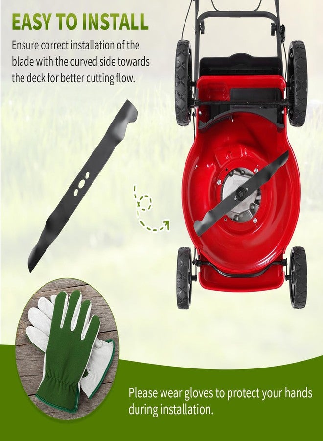 Fourtry Replacement 2105200317A 21" Mower Blades, Compatible with HyperTough Murray Blackmax MNA152701 MNA 152901 MNA 152903 MNA152905 Push Mower, Replace for 84005221 2105200317, 1 Pack - Image 5