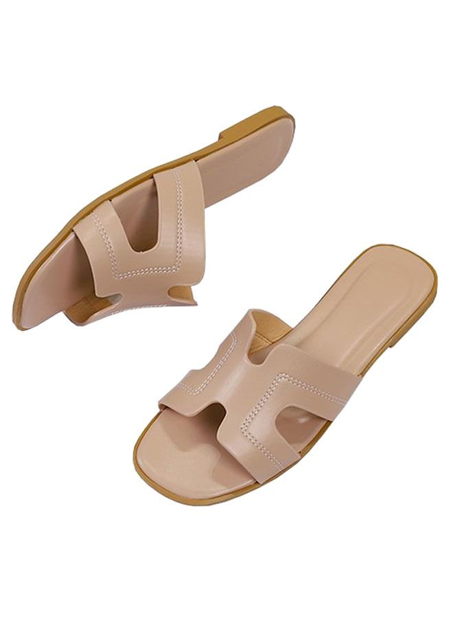 ZCM-HAPPY Women Fashion Summer Slippers Outdoor or Indoor Flat Beach Sandals  - Image 1