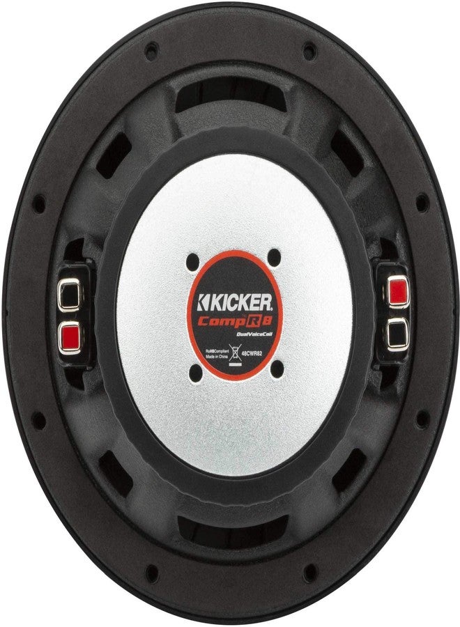 كيكر مضخم صوت KICKER 48CWR82 CompR مقاس 8 بوصات، ثنائي الملف الصوتي، 2 أوم - Image 2