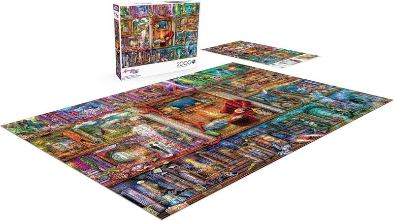 Buffalo Games - Aimee Stewart - The Grand Fiction Library - 2000 Piece Jigsaw Puzzle for Adults -Challenging Puzzle Perfect for Game Nights - Finished Size is 38.50 x 26.50 - Image 4