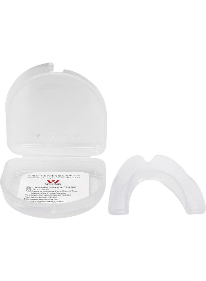 Nine Day Mountain Jiurishan Boxing Mouthguard, For Sanda, Taekwondo, Basketball, Night Anti-Grinding, Fighting Protective Gear, Single Layer (With Free Protective Case) - Image 1