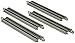 Bachmann Trains EZ TRACK REVERSING 9 STRAIGHT 4card NICKEL SILVER Rail With Grey Roadbed HO Scale - Image 3