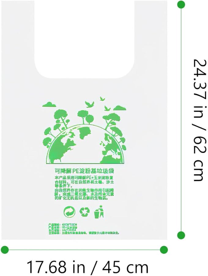 Biodegradable Trash Bags 20 Pack Thick Leak Proof Kitchen Garbage Liners - Image 4