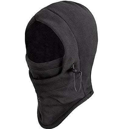 Aadikart Unisex Fleece Cap (Black Fleece_Black_Free Size) - Image 2