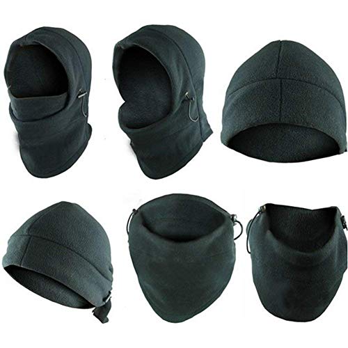 Aadikart Unisex Fleece Cap (Black Fleece_Black_Free Size) - Image 5