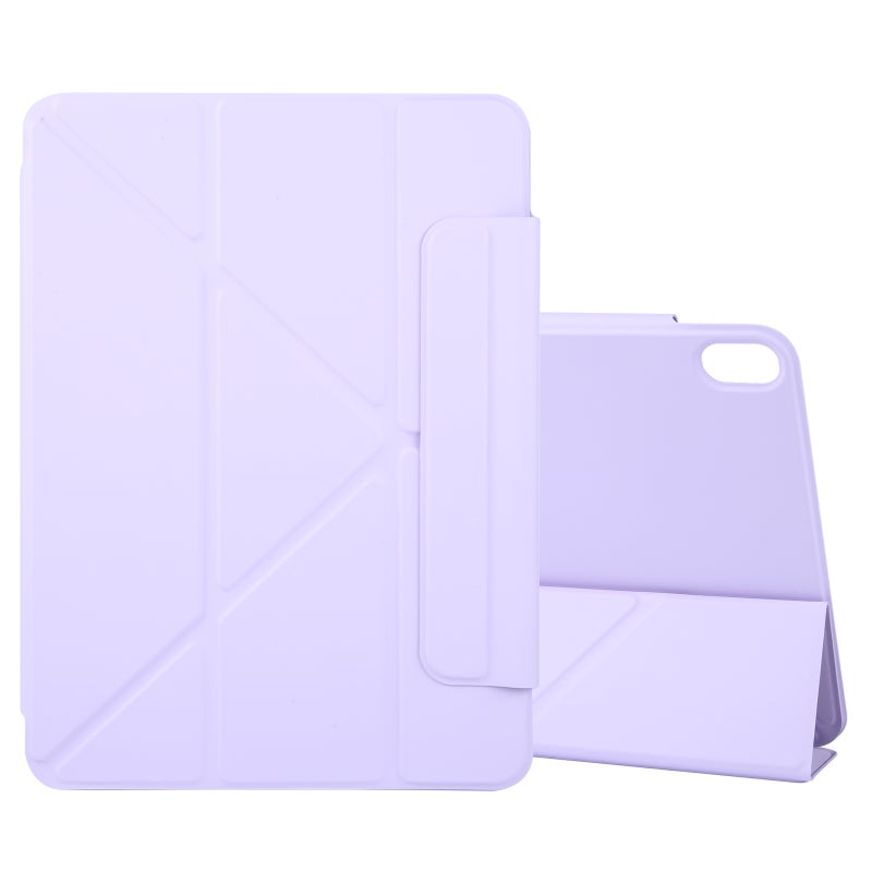 erorex For Ipad Air 11 2025 / 2024 Y-Shape Double-Sided Clip Magnetic Smart Tablet Case(Purple) - Image 1