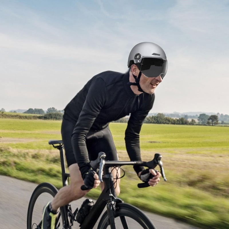 Retro Scooter Helmets | Shock-Absorbing Half-Helmets for Men Women - Adult Helmets for Mountain Road Ebikes Electric Scooter, Skating Protective Gear Adult for Adults Youth - Image 2