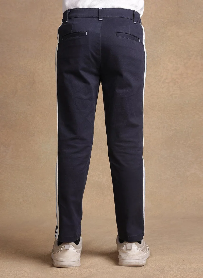 ون فرايدي One Friday Kids Boys Navy Blue Solid Trouser