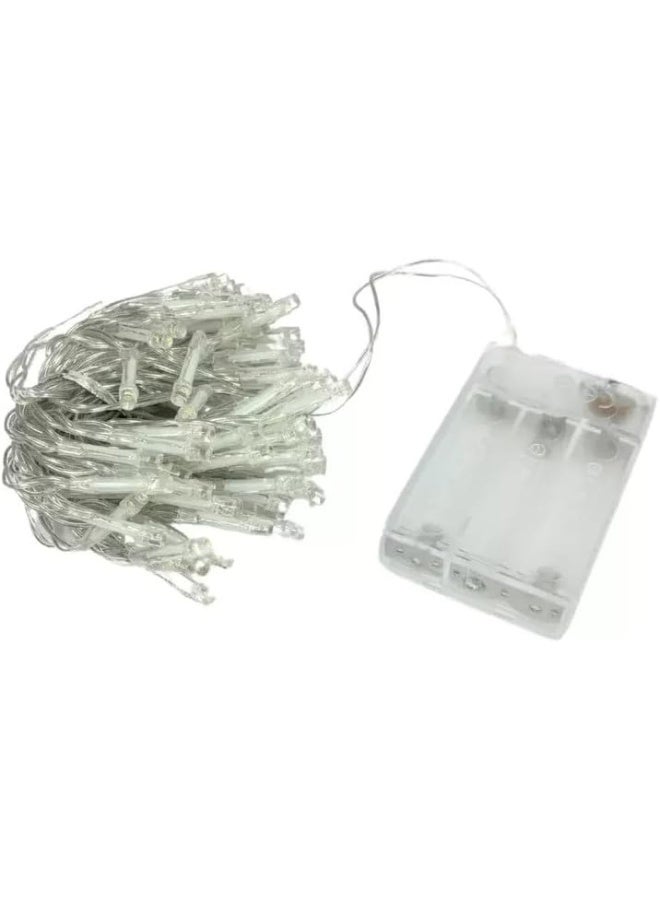 Day To Day أضواء خرافية LED تعمل بالبطارية لتزيين عيد الميلاد داخل المنزل وخارجه - أصفر دافئ - Image 1