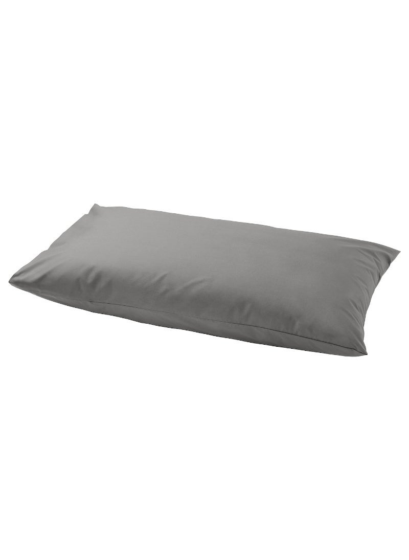 Pillowcase Luxurious Comfort and Elegant Design Grey 50x80 cm