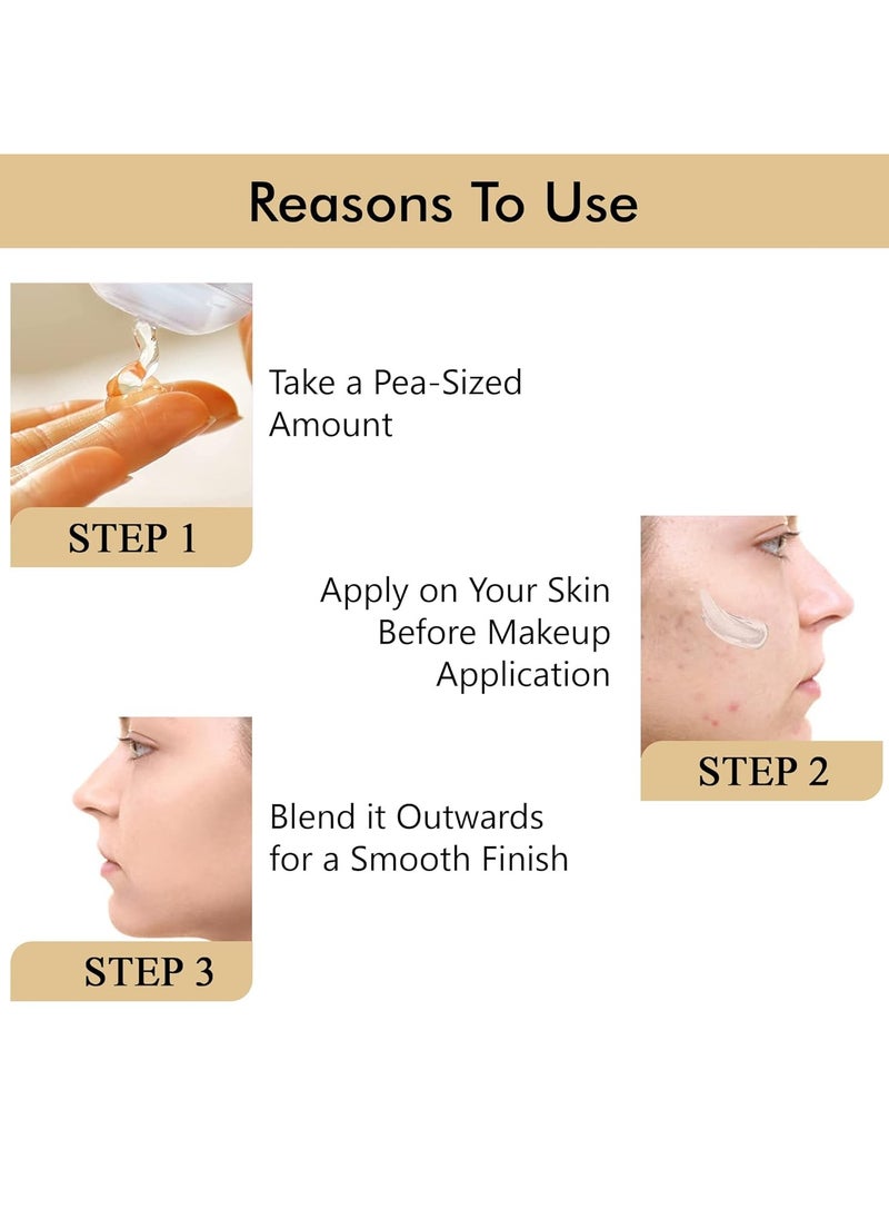COLORS QUEEN Flawless Makeup Base Primer Face SPF15 Minimizes Redness Long Stay Makeup Fills Pores Fine Lines Silky Matte Finish  - Image 3