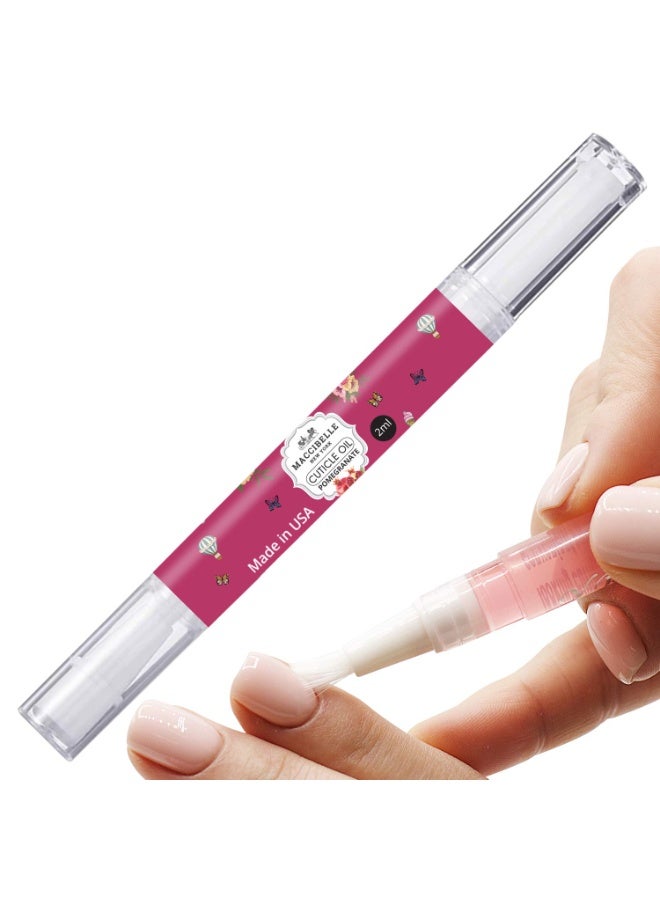 maccibelle Maccibelle Pomegranate Pure Cuticle & Nail Oil Pen 2ml Heals Dry Cracked Cuticles. - Image 1