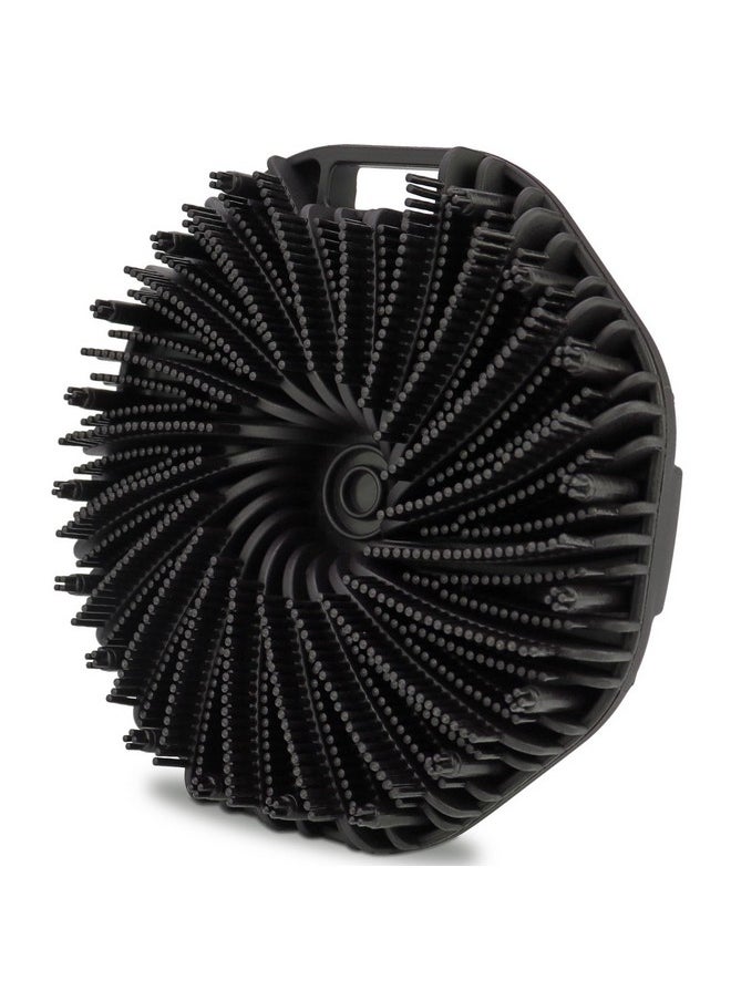 HAYSNA HAYSNA Silicone Body Scrubber, Men Body Scrubber, Gentle Exfoliating, Suitable for All Skin Types, Handheld Shower Brush, Rich Lathering, Easy to Clean (Black)  - Image 1