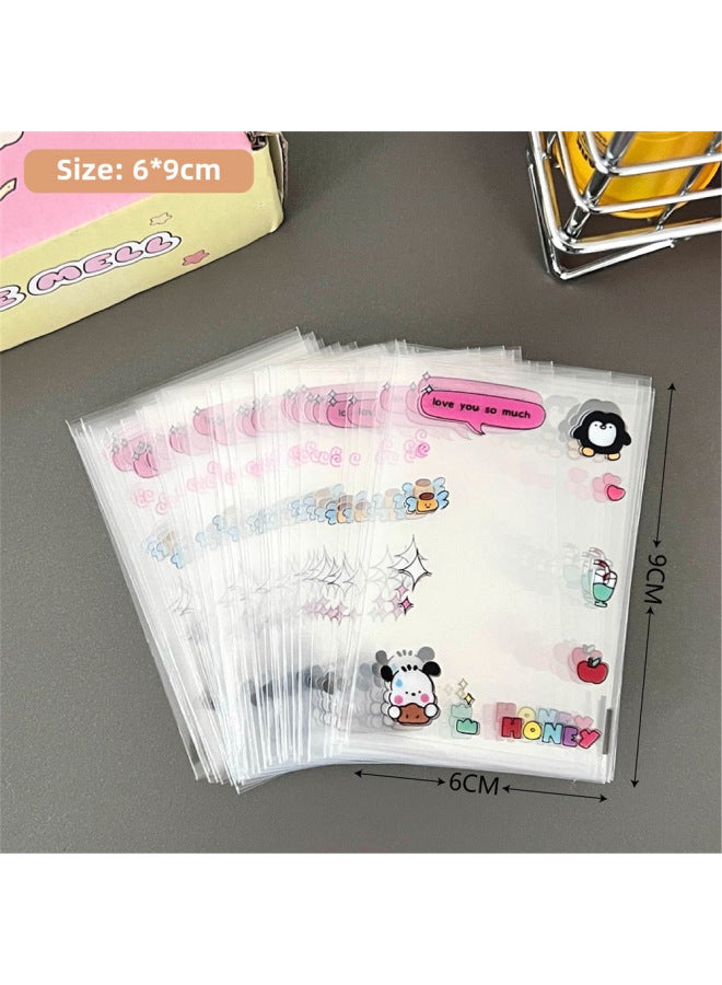 Tengyi New Original Cute Cartoon Small Card Holder Girl Star Aidou Photo Protection Card Film Packing Bag