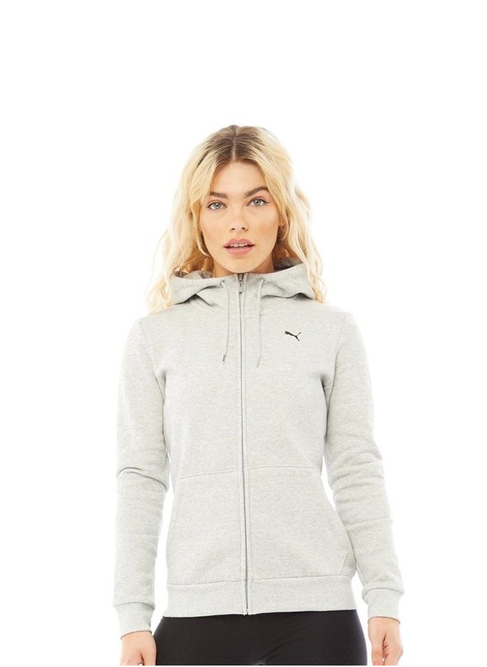 PUMA - Ess Small Logo Full-Zip Hoodie Fl Light - Image 1