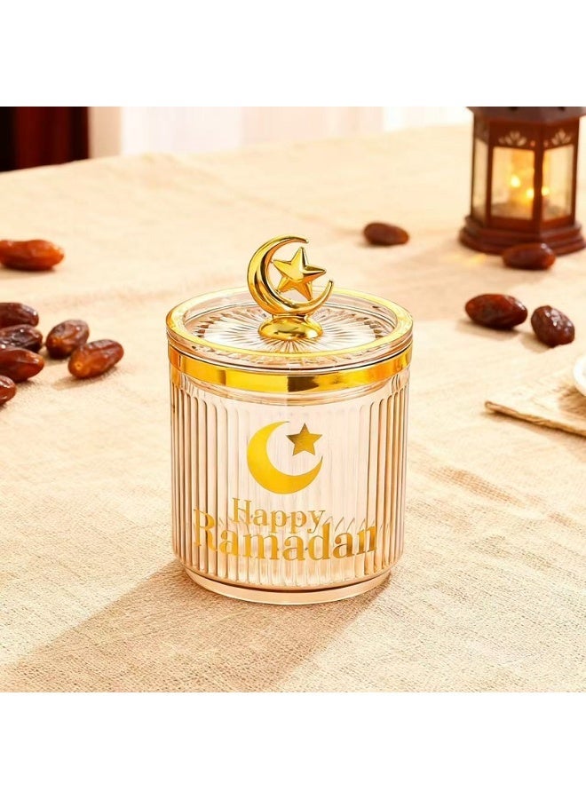 Moon Star Element  sugar bowl, Amber Storage Tank, dates bowl, Food Moisture-Proof Storage Tank, 8.5*12cm - Image 3