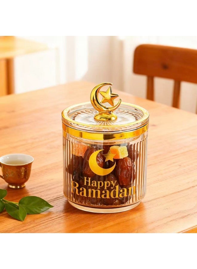 Moon Star Element  sugar bowl, Amber Storage Tank, dates bowl, Food Moisture-Proof Storage Tank, 8.5*12cm - Image 4