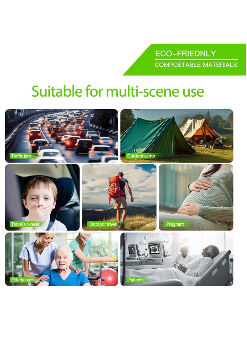 Excefore Disposable Urine Bags, 100% Compostable Unisex Urinals, 12 PCS 800ML Emergency Toilet for Car, Portable Camping Urinal Bags with Superior Absorbent Pad for Camping,Traffic Jams, Pregnant, Patient - Image 3