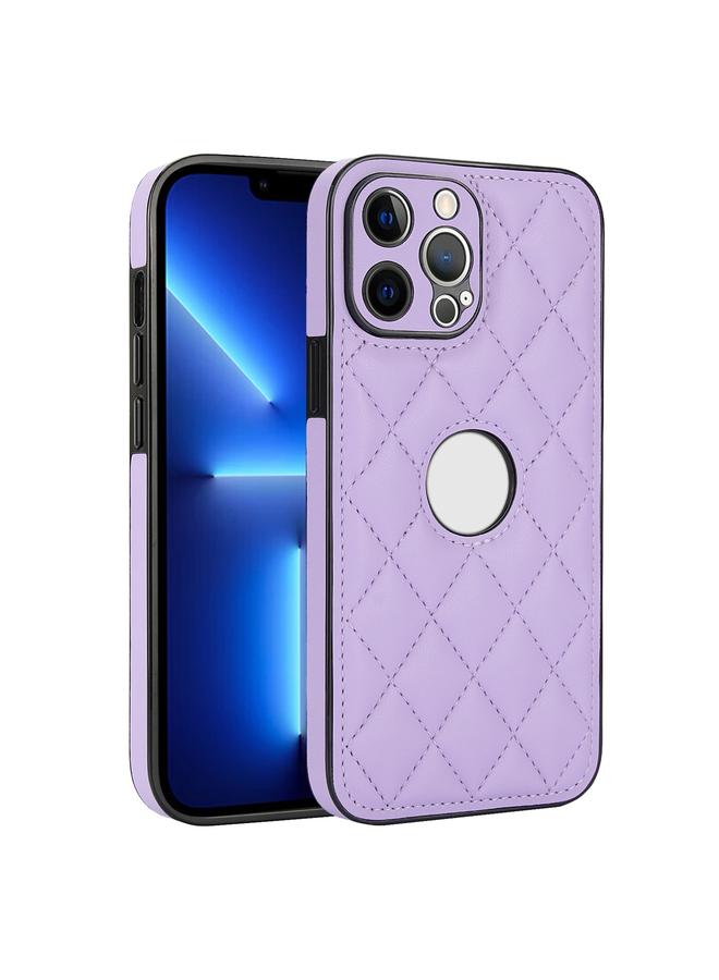 S-TOP Case For iPhone 13 Pro Max Rhombic Leather Back Cover Phone Case - Image 1