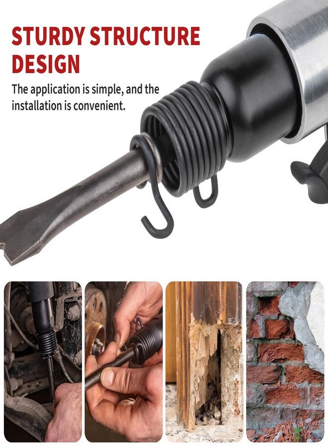 جارنيك مجموعة زنبركات إزميل مطرقة هوائية من جارنيك، مكونة من 6 قطع - زنبركات تثبيت سريعة الفك، مثبتات إزميل هوائية قابلة للاستبدال لمطرقة هوائية بقياس 150 و190 و250 - Image 5