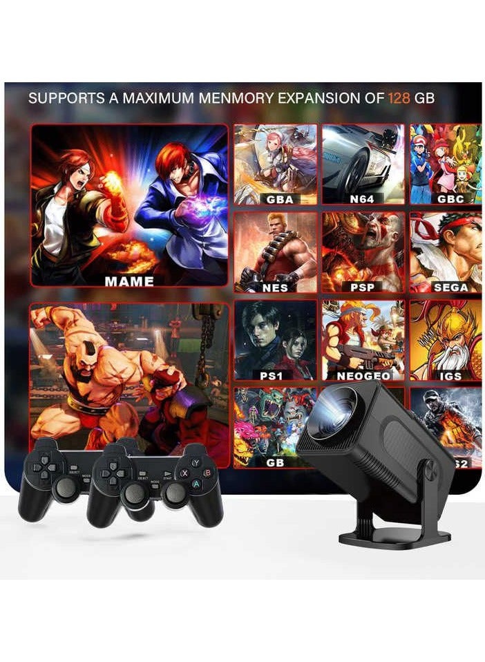 Portable Projector Game With Wireless Dual Gamepad Portable Mini Game Player Home Interactive Game Projector  - Image 3