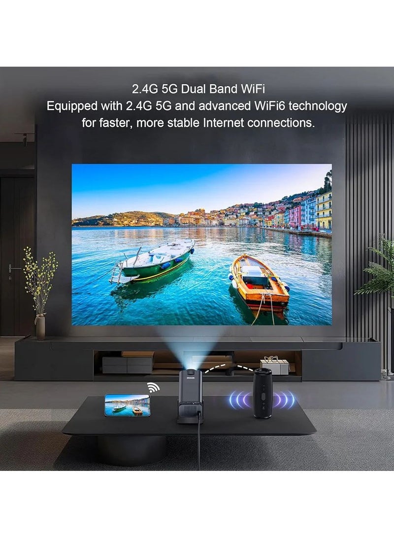 Portable Projector Game With Wireless Dual Gamepad Portable Mini Game Player Home Interactive Game Projector  - Image 4