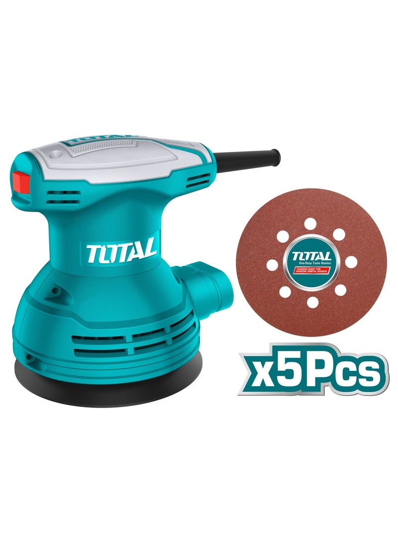 توتال صنفرة مدارية عشوائية 5 بوصة – 320 واط - Image 2