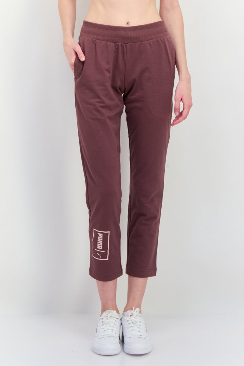 PUMA Women Regular Fit Outdoor Sweatpants, Mauve - Image 1