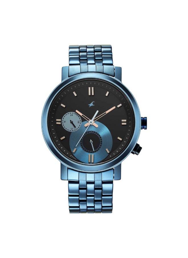 fastrack Analog Black Dial Men's Watch-3287QM02/NR3287QM02, BLACK, strap  - Image 1