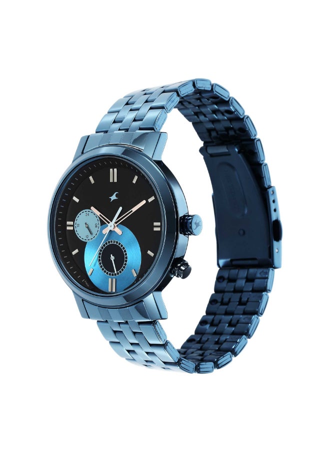 fastrack Analog Black Dial Men's Watch-3287QM02/NR3287QM02, BLACK, strap  - Image 3
