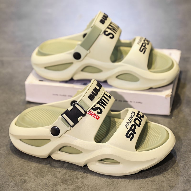 Slippers Women'S Summer Wear Thick Sole Seaside Sports Beach Sandals Feeling Slippers Soft Sole Not Tired Feet - Image 2