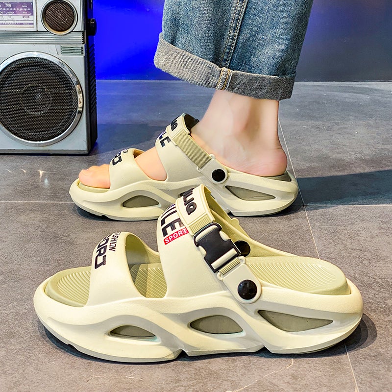 Slippers Women'S Summer Wear Thick Sole Seaside Sports Beach Sandals Feeling Slippers Soft Sole Not Tired Feet - Image 3