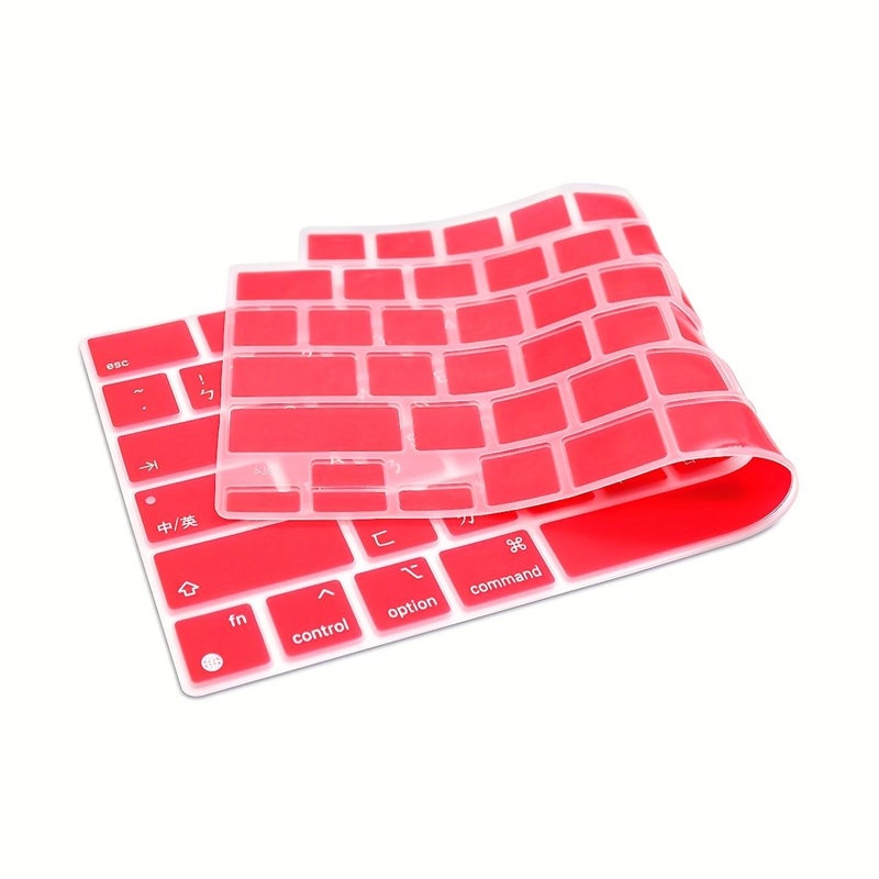 Creamy Pink Array Keyboard Skin For Macbook Air M2 M3 M4 2021 2022 2023 2024 2025 - Image 2
