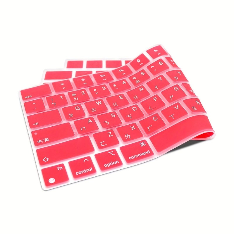 Creamy Pink Array Keyboard Skin For Macbook Air M2 M3 M4 2021 2022 2023 2024 2025 - Image 3