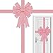 gisgfim gisgfim Red Christmas Cabinet Door Ribbon White Red Candy Bow Gate Festive Supplies Christmas Wired Ribbons Bow Holiday - Image 2