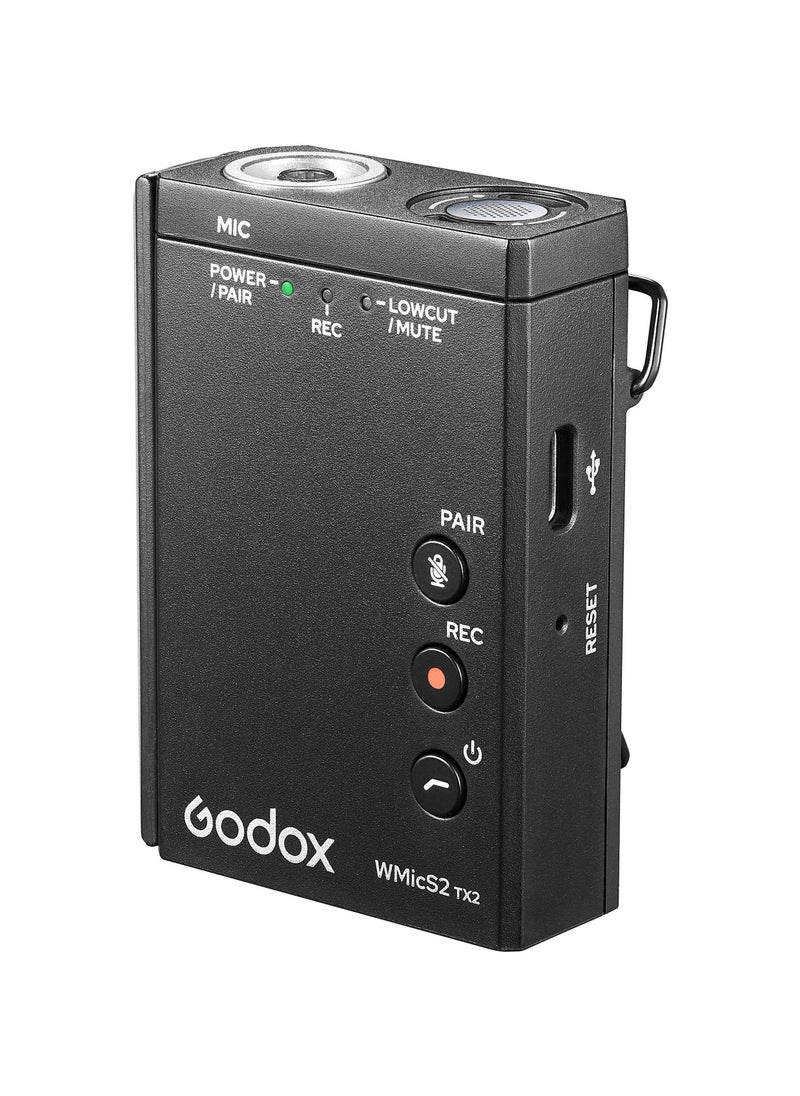 Godox WMicS2 UHF Compact 2-Person Wireless Microphone System for Cameras & Smartphones with 3.5mm (514 to 596 MHz) - pzsku/ZABAB8D28EDE193C45E9FZ/45/_/1680703929/23ab0470-9c08-4aa7-a4fc-7c3cb4971d7c