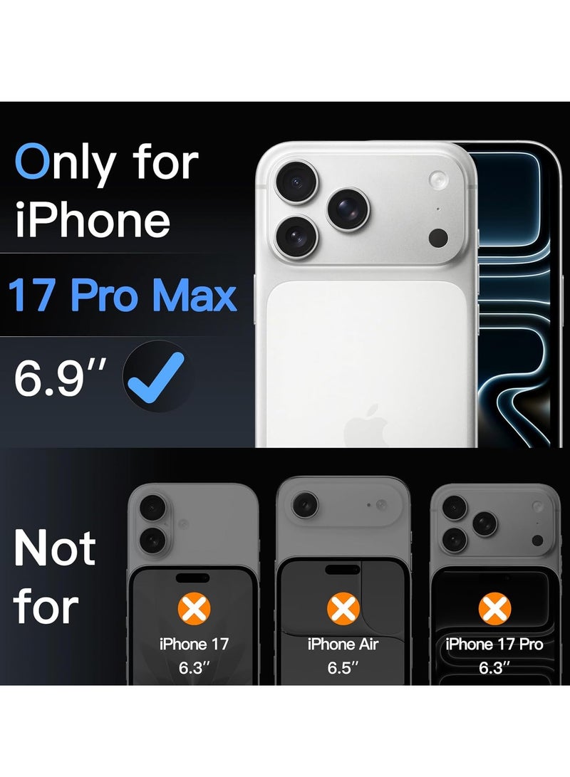 Houmt iPhone 17 Pro Max Tempered Glass With 2-Pack 9H Hardness Scratch-Resistant Full HD Glass For iPhone 17 Pro Max 6.9 inch - Image 2