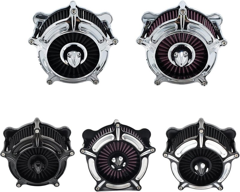 Wivplex Turbine Spike Air Cleaner Intake Filter for Harley - Image 3