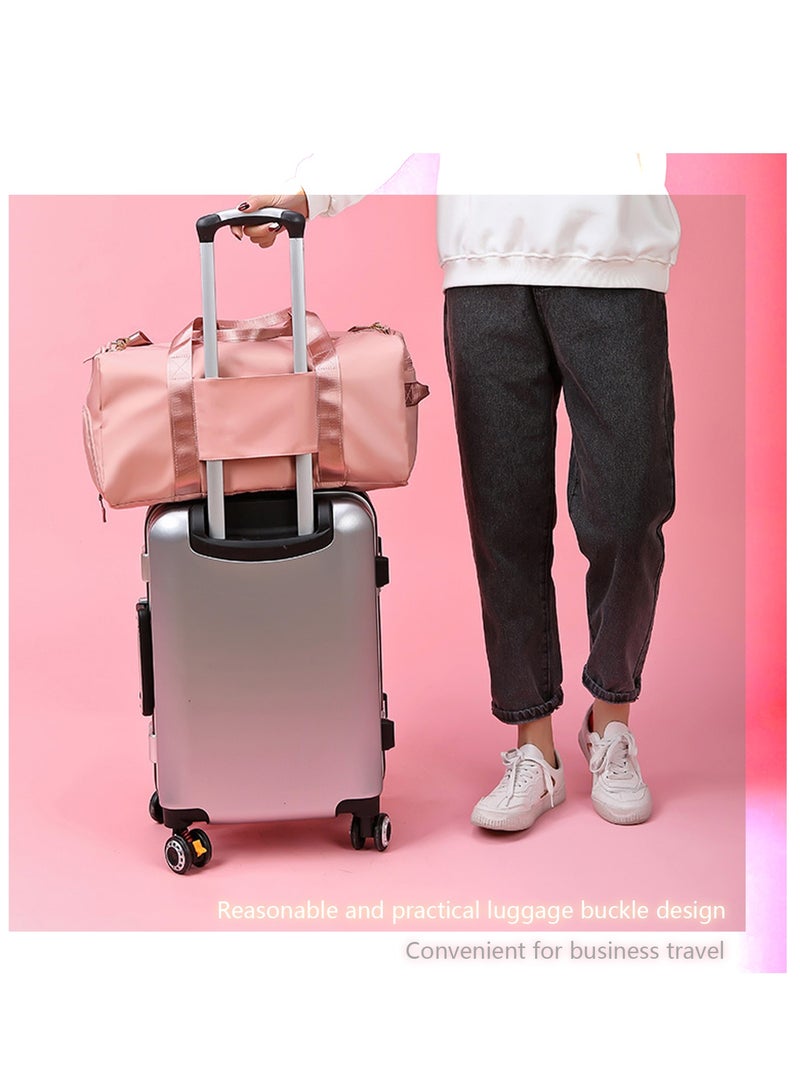 NOVOLAN Sports Gym Bag with Shoes, Duffel Bag with Shoes Compartment, Multi Pocket for Wet and Dry Separation, Special Flap for Shoes, Large Capacity Gym Bag for Men and Women Sports Gym (Grey) - Image 5