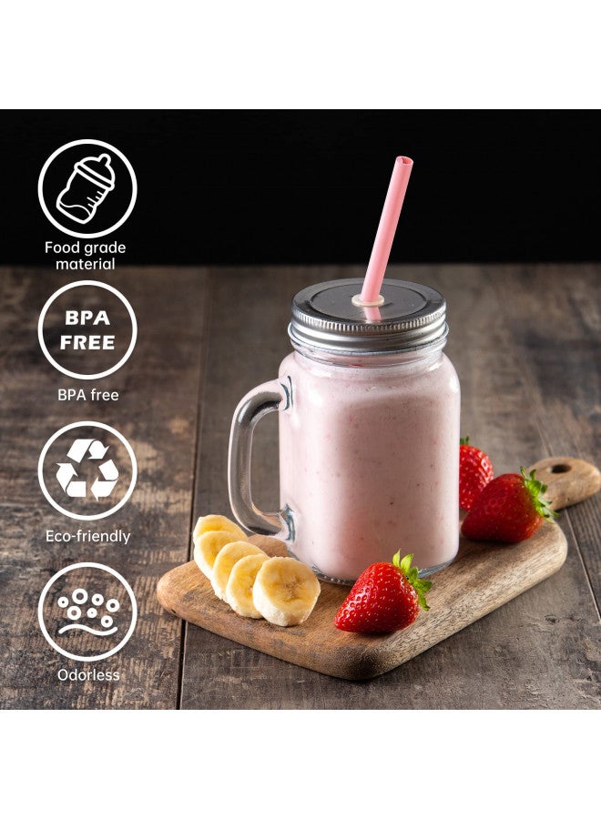NiHome 10-Pack Reusable Silicone Straws Openable Design Easy to Clean, Premium Food Grade Snap Straws BPA-Free Hot & Cold Compatible Drinking Straws Flexible Portable No Brush Needed (5 Macron Colors) - Image 2