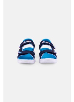 SKECHERS Kids Girl Flex Splash Vibrant Mood Velcro Closure Sandals, Navy  - Image 2