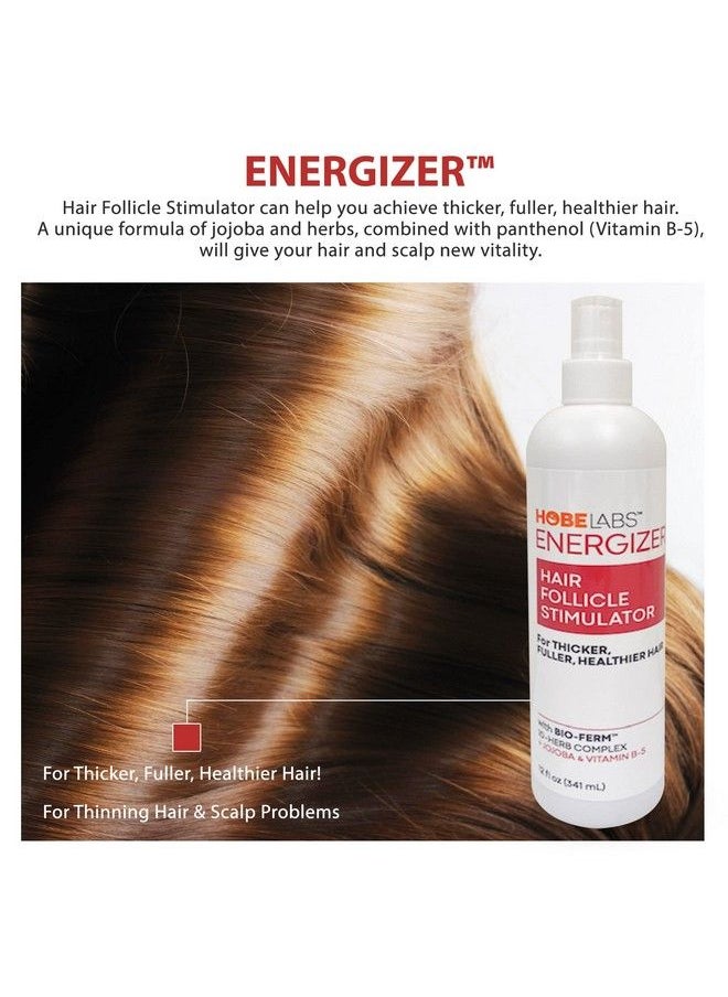 Hobe Labs - Energizer Hair Follicle Stimulator With Jojoba And Vitamin B5 For Thicker Fuller Hair 12 Oz - Image 1