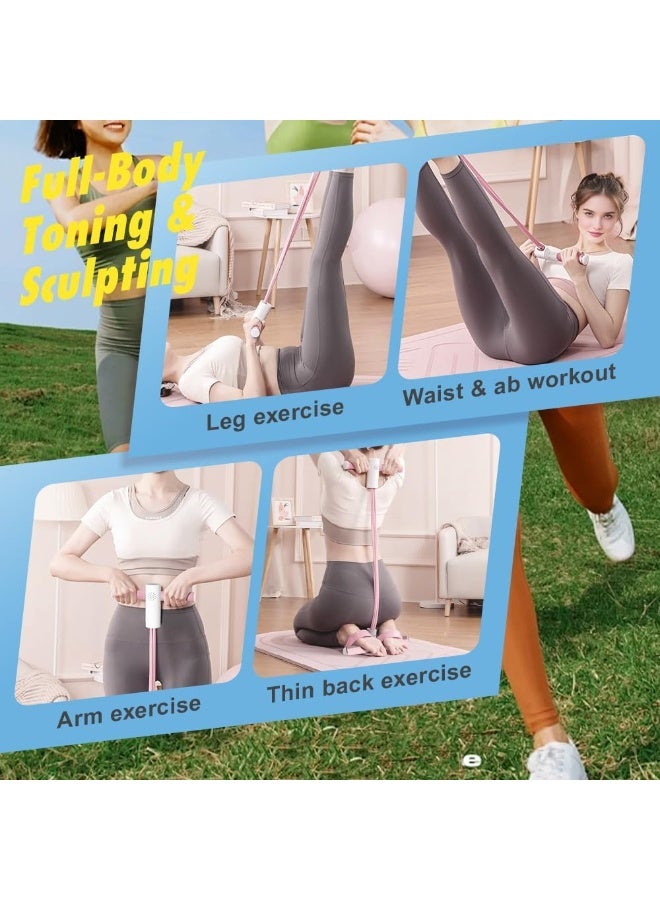 Arabest Multifunctional Pedal Exerciser with Durable Resistance Bands for Abdominal, Leg and Arm Workout,Compact Home Gym Equipment for Yoga and Full Body Training - Image 5