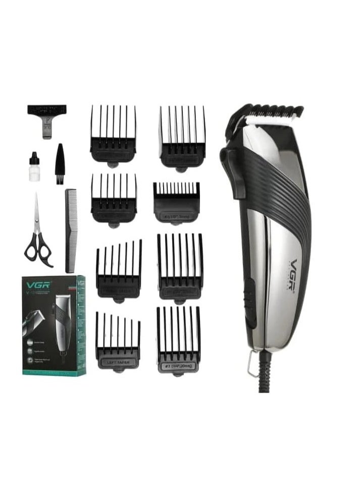 ماكينة حلاقة V-121 السلكية بذراع تحكم فى الشفرات و 8 أمشاط تدريج موتور نحاسي قوى و هادئ للغايه - Image 1