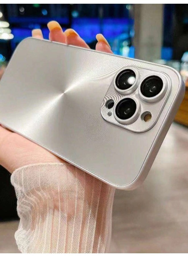 ShebSheb - for iPhone 15 Pro Max Case, Glossy Coating Phone Cases with Camera Lens Protector Soft TPU Shockproof Protective Cover - Image 1