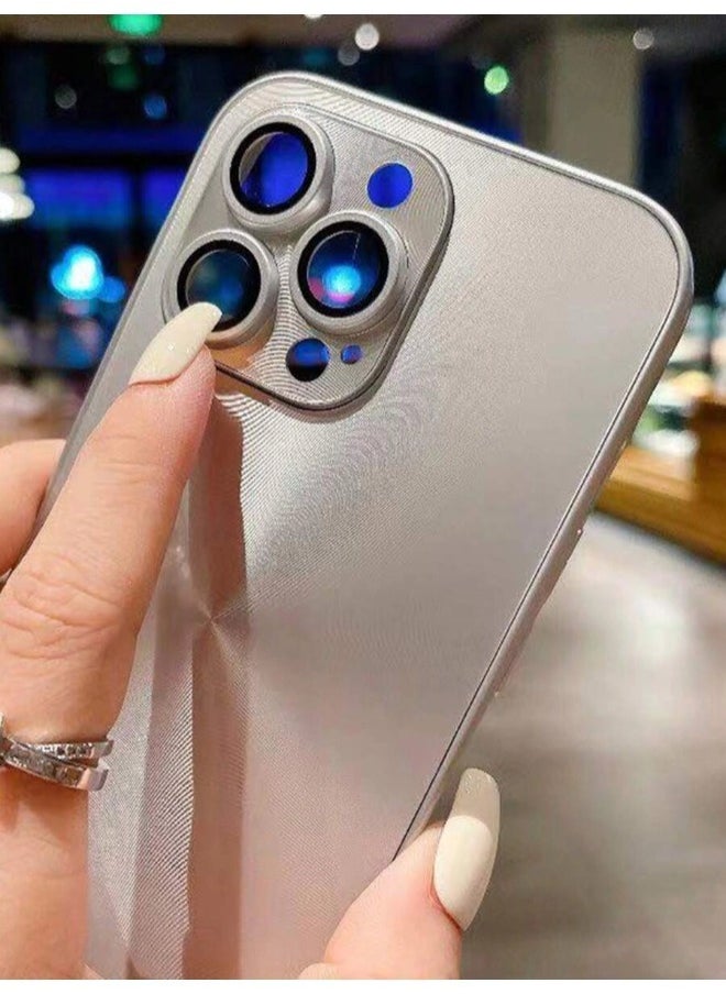ShebSheb - for iPhone 15 Pro Max Case, Glossy Coating Phone Cases with Camera Lens Protector Soft TPU Shockproof Protective Cover - Image 1